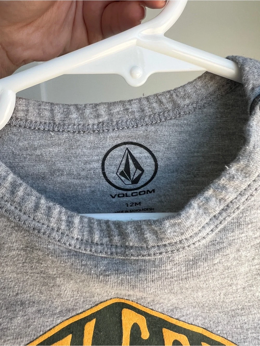 Volcom Baby Graphic Tee Gray 12M